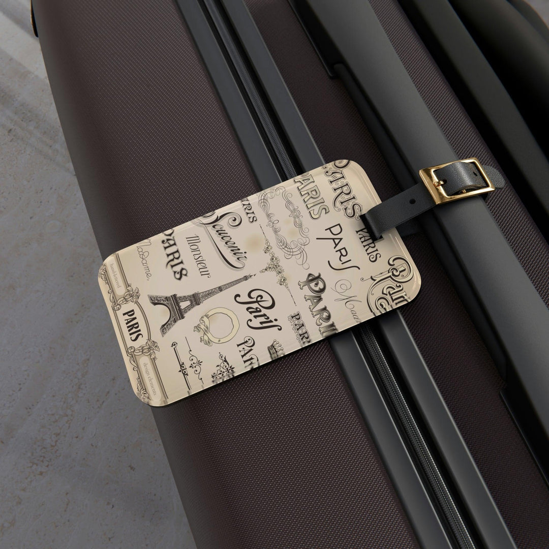 Lisslune | Chic Traveler: Personalized set of luxury luggage tags with elegant leather straps
