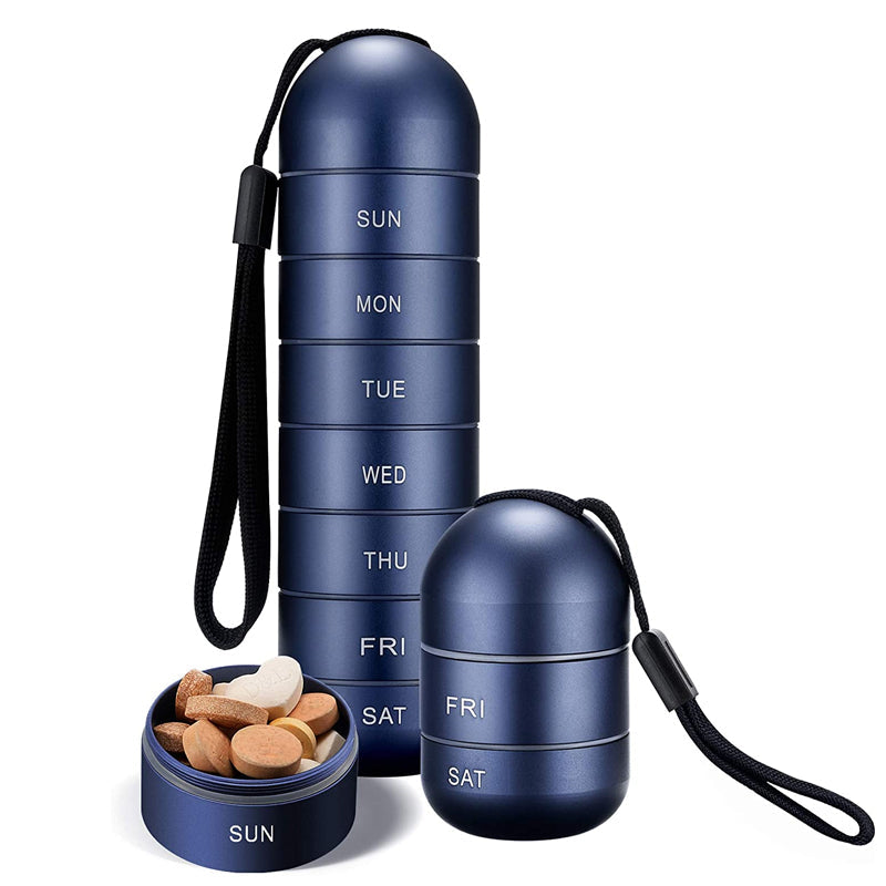 Lisslune | 7-Day Portable Pill Organizer for Travel