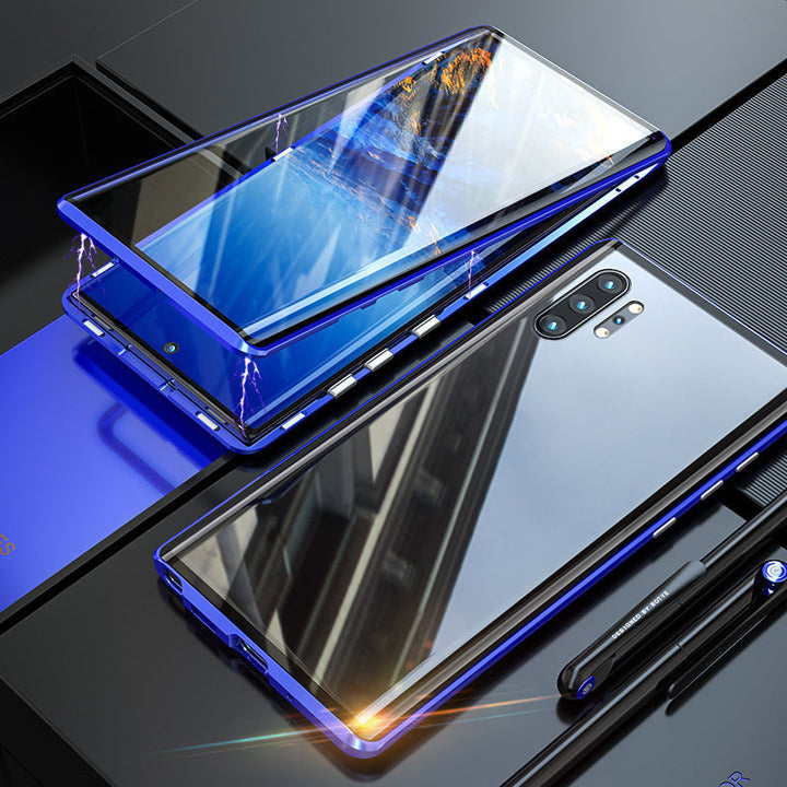 Lisslune | Magnetic Tempered Glass Dual-Sided Phone Case for Samsung