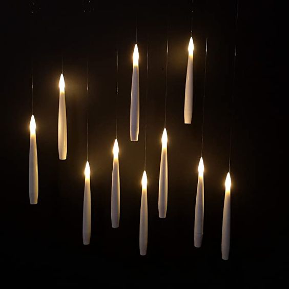 Lisslune | Wizard Flame - Floating Lights with Wand