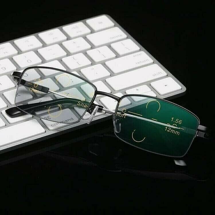 Lisslune | Third Generation Titanium Progressive Far And Near Dual-Use Reading Glasses