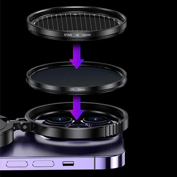 Lisslune | 2-in-1 Magnetic CPL & Star Filter Lens
