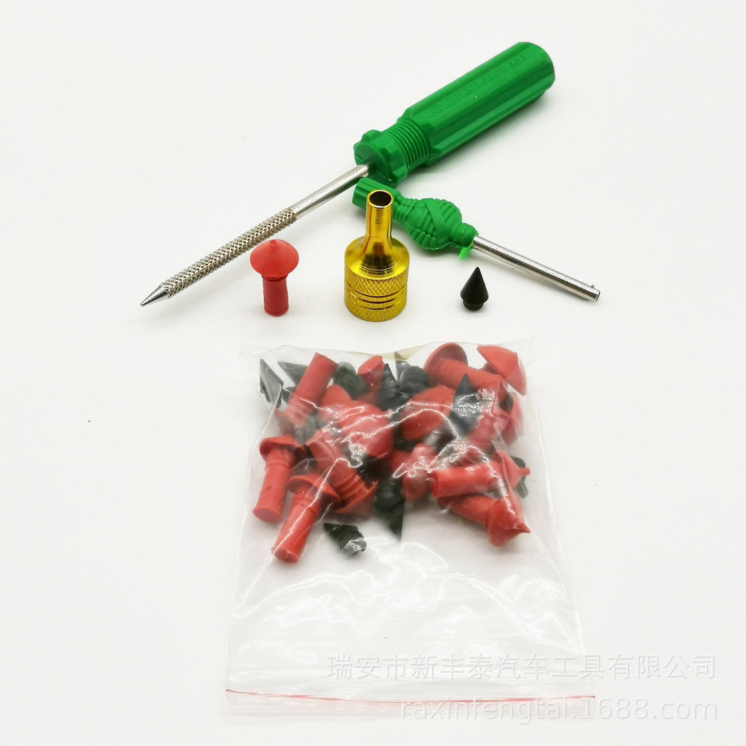 Lisslune | Tubeless Tire Plugger Repair Kit on Car, Motorcycle, ATV, Jeep, Truck, & Tractor
