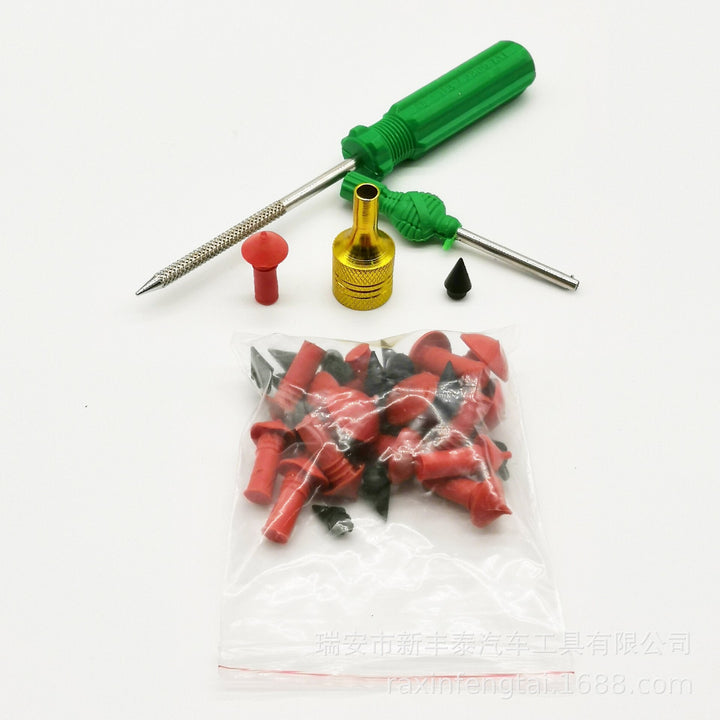 Lisslune | Tubeless Tire Plugger Repair Kit on Car, Motorcycle, ATV, Jeep, Truck, & Tractor