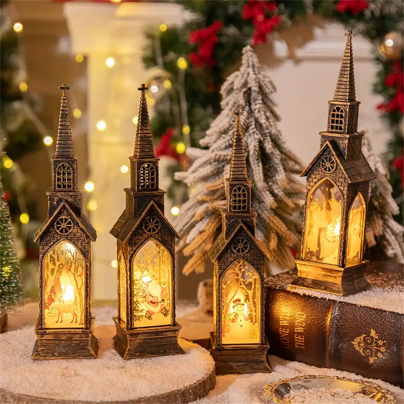 Lisslune | 4 Piece Christmas LED Candle Lights Decorations
