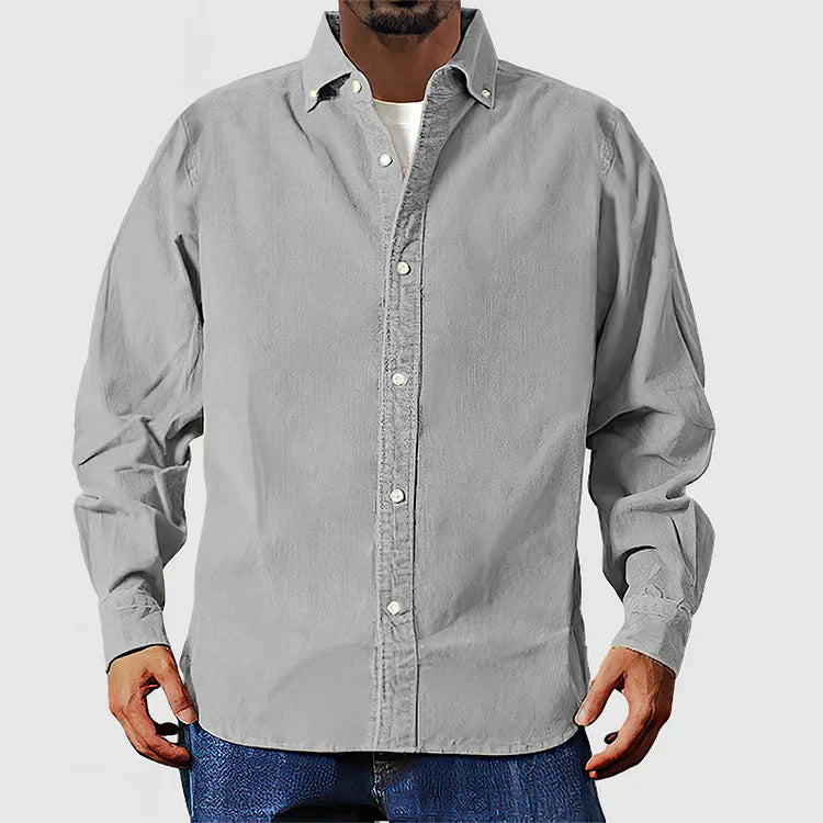 Lisslune | Classic Beige Cord Shirt