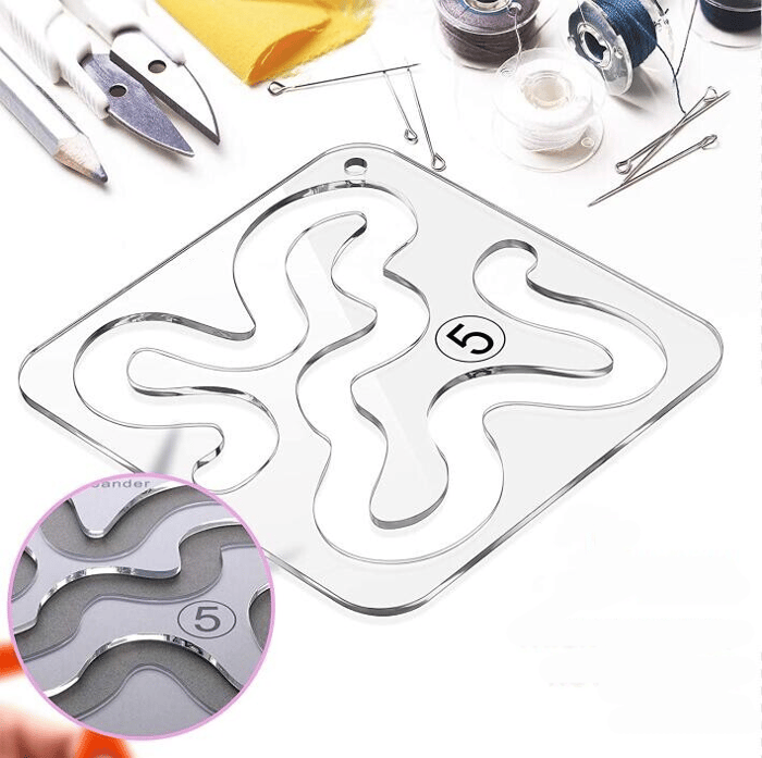 Lisslune | Free-Motion Garment Ruler Set(12 PCS) -Hot