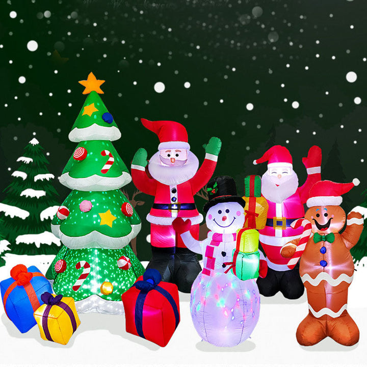Lisslune | Christmas Ornament Decoration – Snowman or Christmas Tree with Lighting