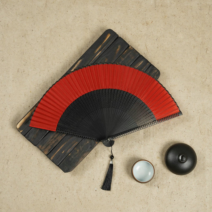 Lisslune | Hand fan made of bamboo silk