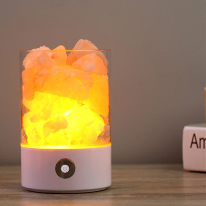 Lisslune | USB Crystal Light Himalayan Salt LED Lamp