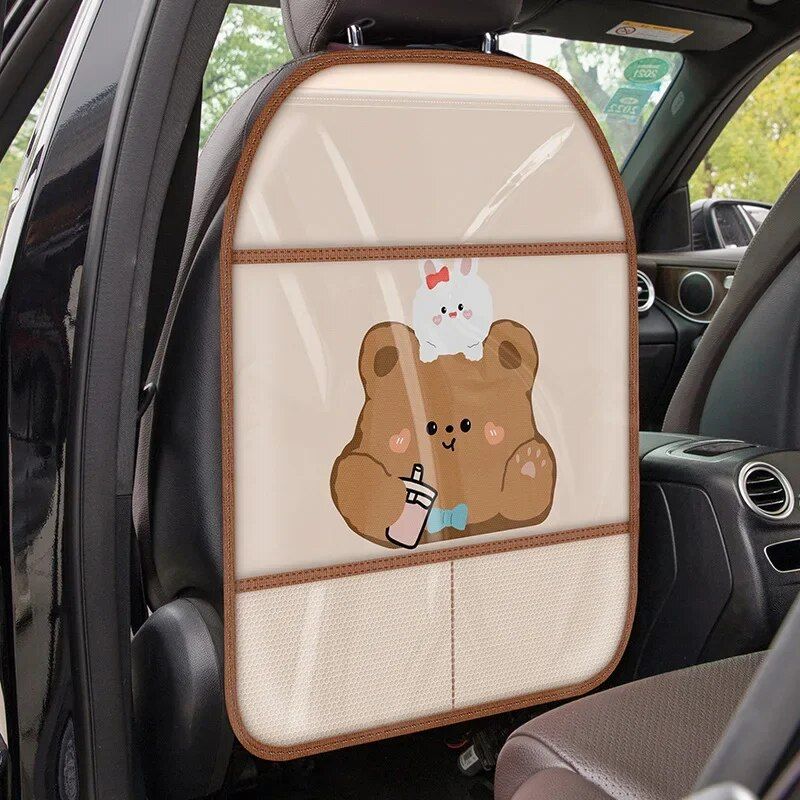 Lisslune | Waterproof cartoon car seat back protector for children