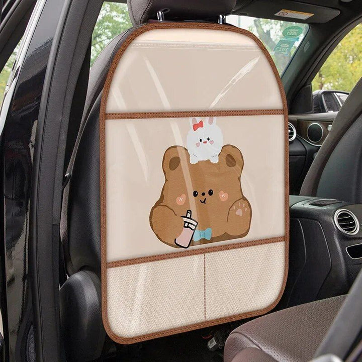 Lisslune | Waterproof cartoon car seat back protector for children
