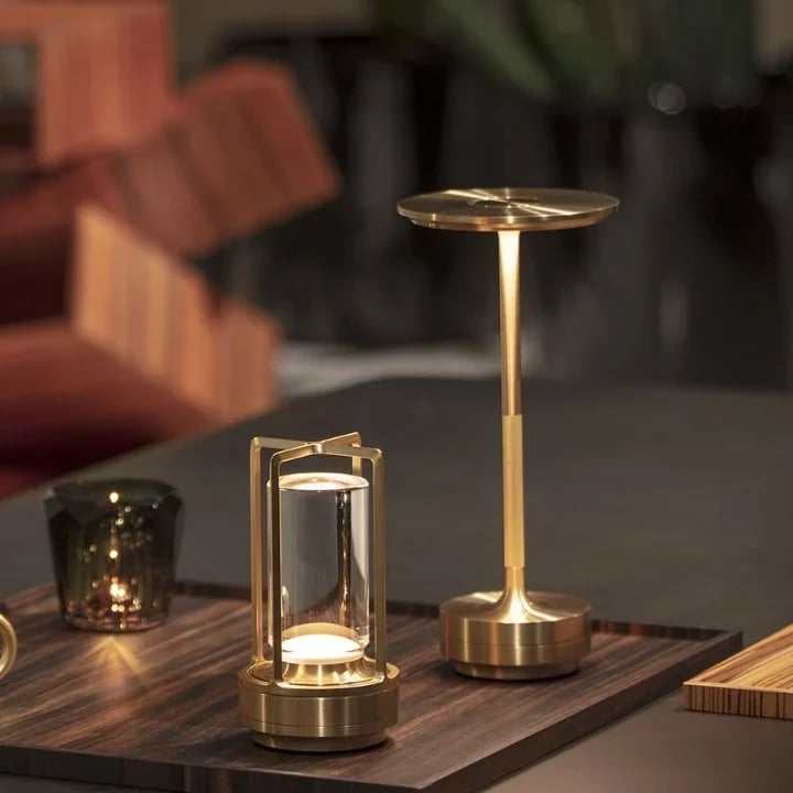 Lisslune | Cordless Table Lamp - Dimmable & Rechargeable Waterproof Desk Light
