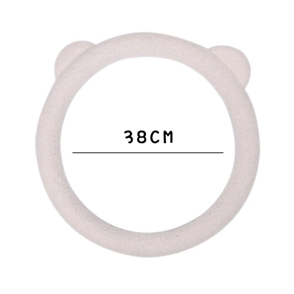 Lisslune | Plush steering wheel cover