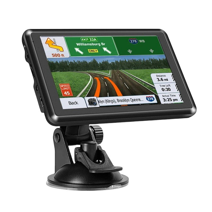 Lisslune | 7/5 Inch Car GPS Navigation Touch Screen 256MB+8G HD Car GPS Navigator EU AU US FM Vehicle GPS Navigators Car Accessories