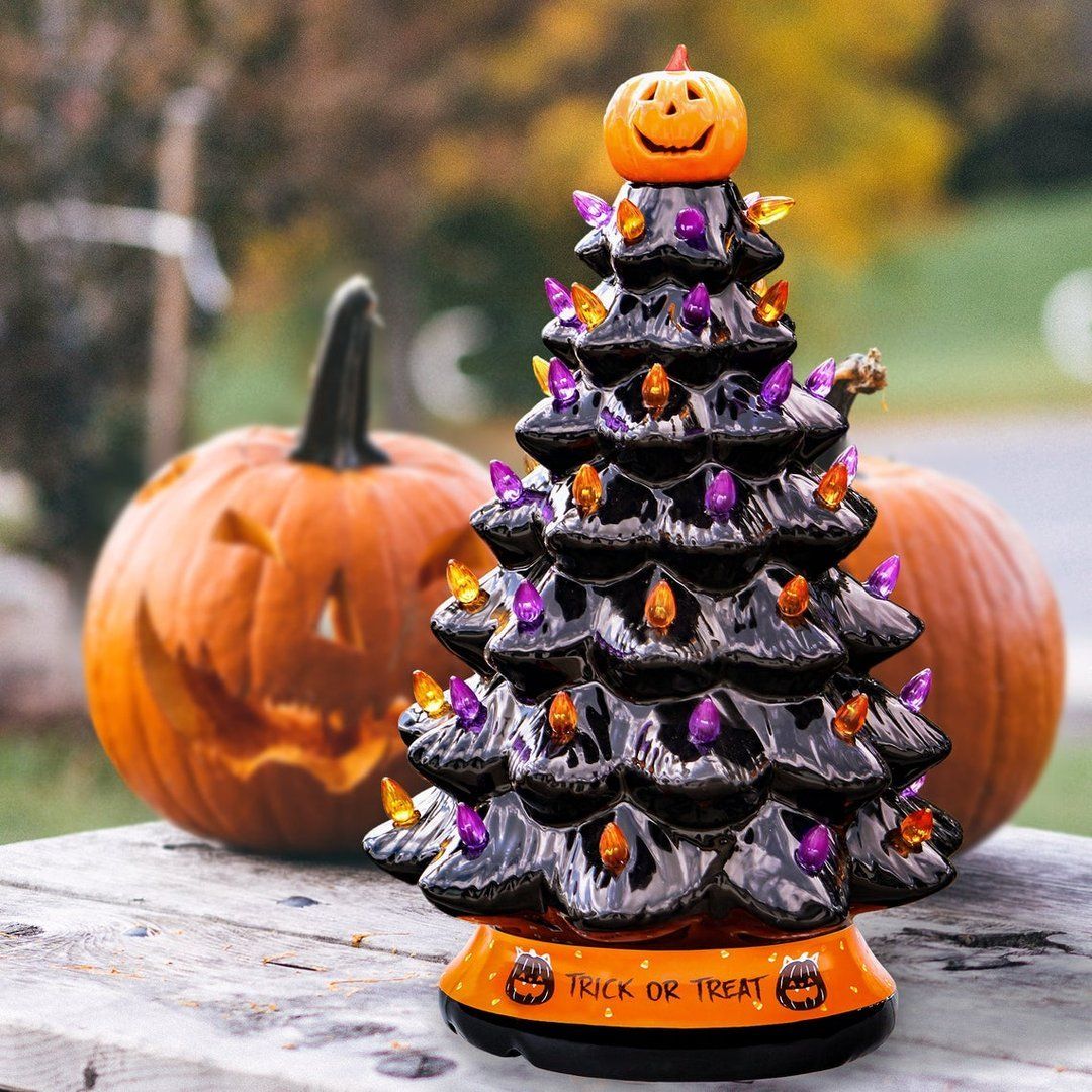 Lisslune | Halloween Colored lights Christmas Tree