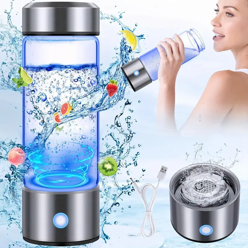 Lisslune | Rechargeable Alkaline Water Bottle - Hydrogen-Enriched Water