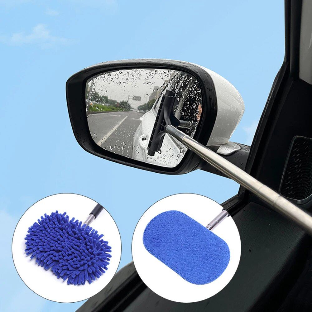 Lisslune | 3-in-1 Extendable Car Window Cleaning Set with Rotating Head