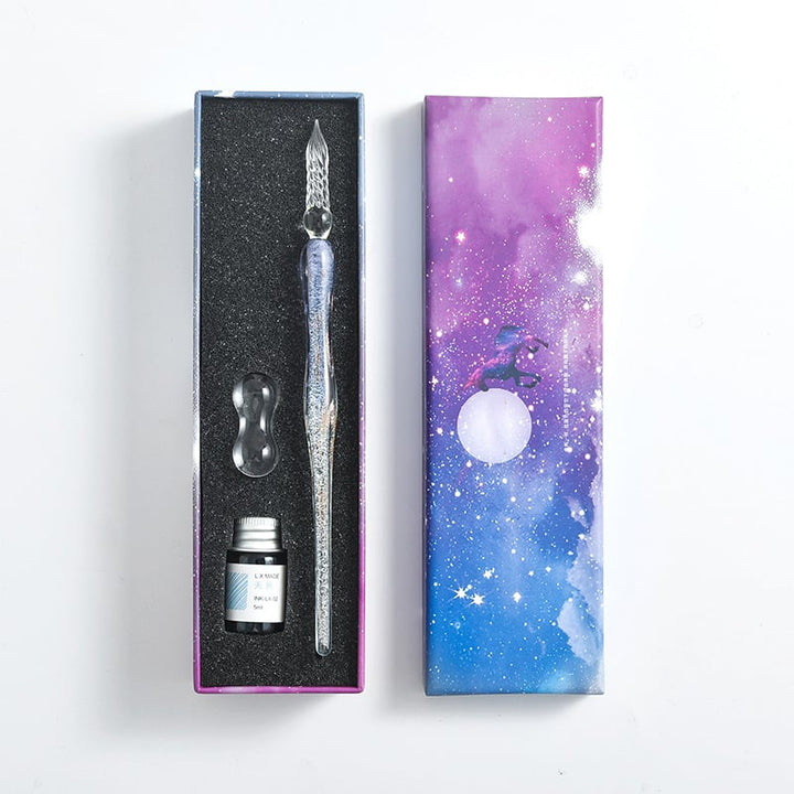 Lisslune | Calligraphy Glass Dip Pen Ink Set