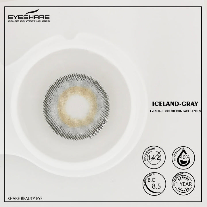 Rynx Island Gray 14.2 mm 1 Pair | 1 Year