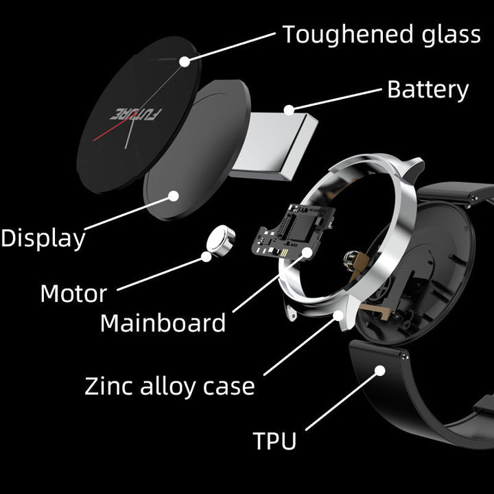 Lisslune | BCKS02 Blood sugar meter Blood oxygen Blood pressure Heart rate Bluetooth Smartwatch