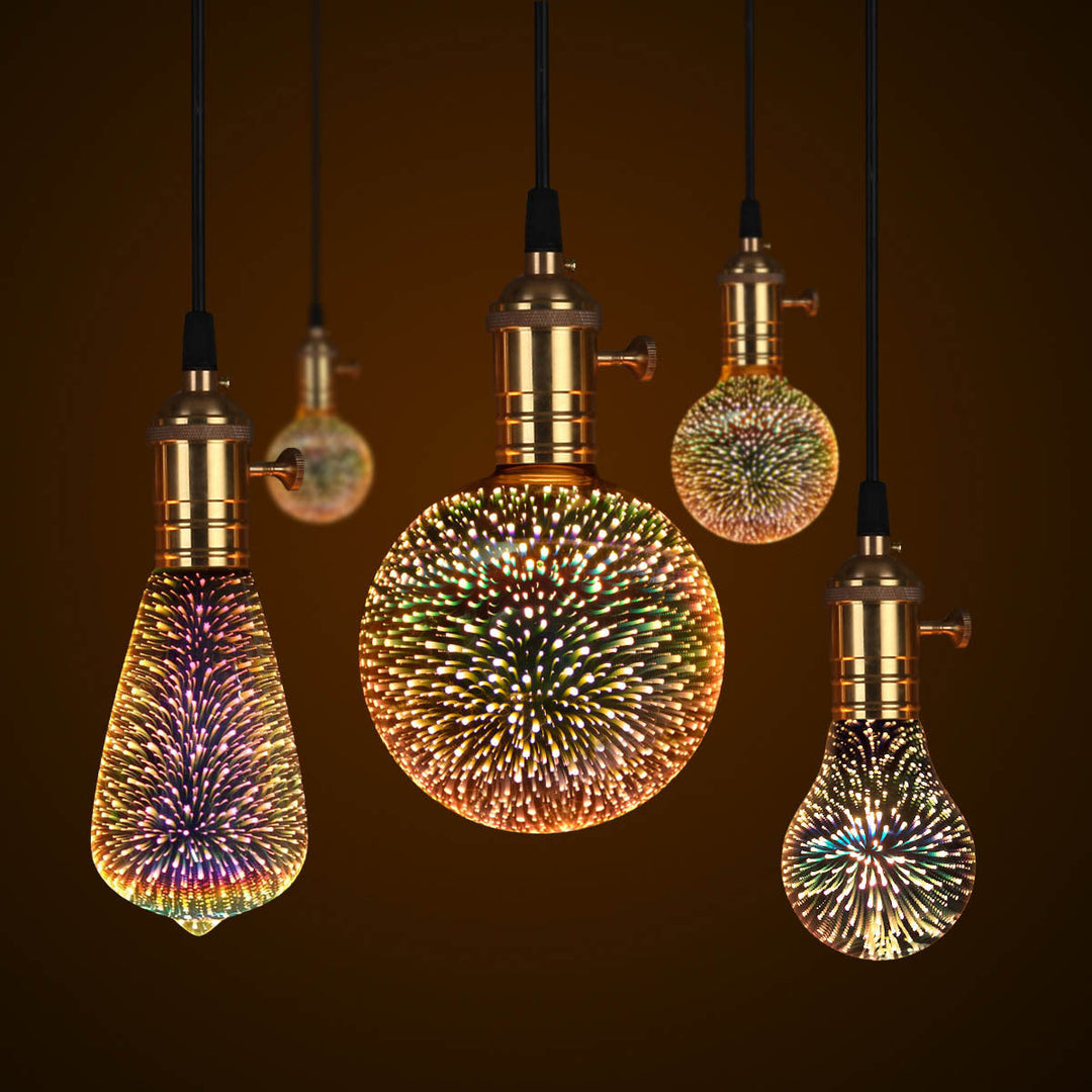 Lisslune | 3D Fireworks LED Light Bulb