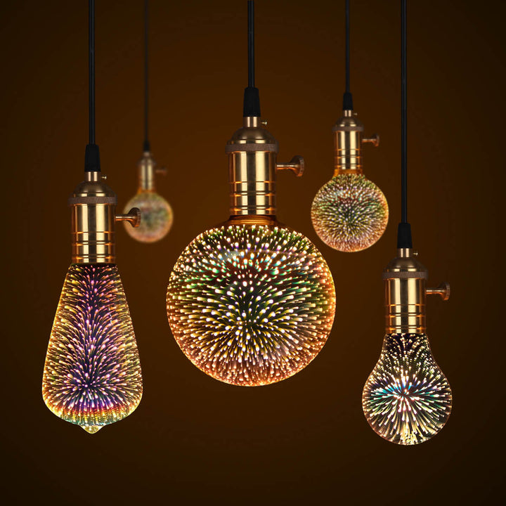 Lisslune | 3D Fireworks LED Light Bulb