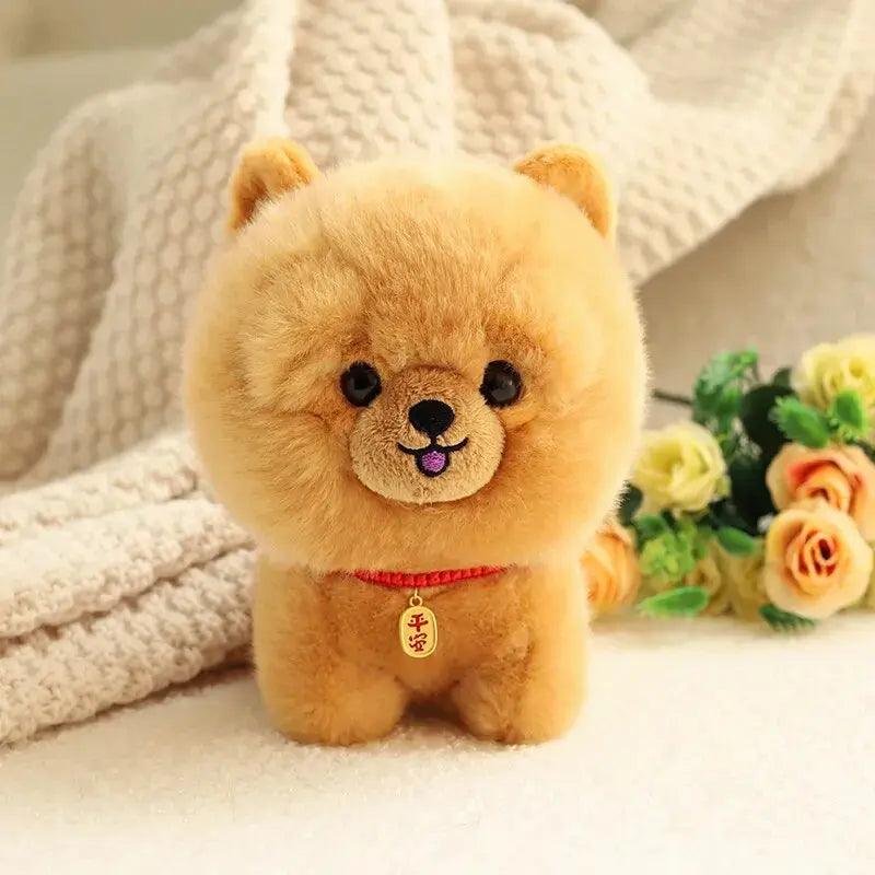 Lisslune | Charming Kawaii Chow-Pom-Corgi Mix Plush Pet Doll