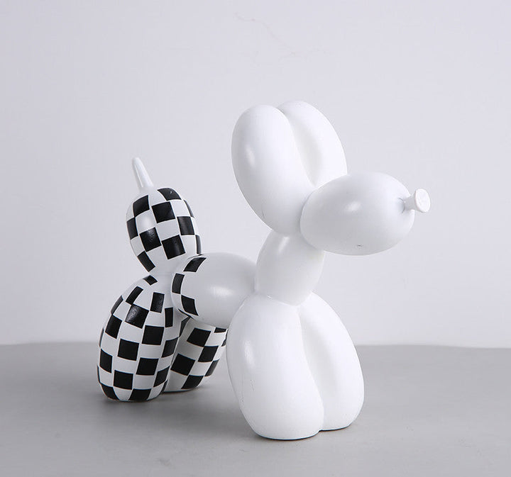Lisslune | Black and white balloon dog