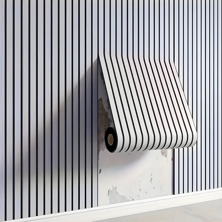 Lisslune | 3D wall panels create a modern, natural appearance