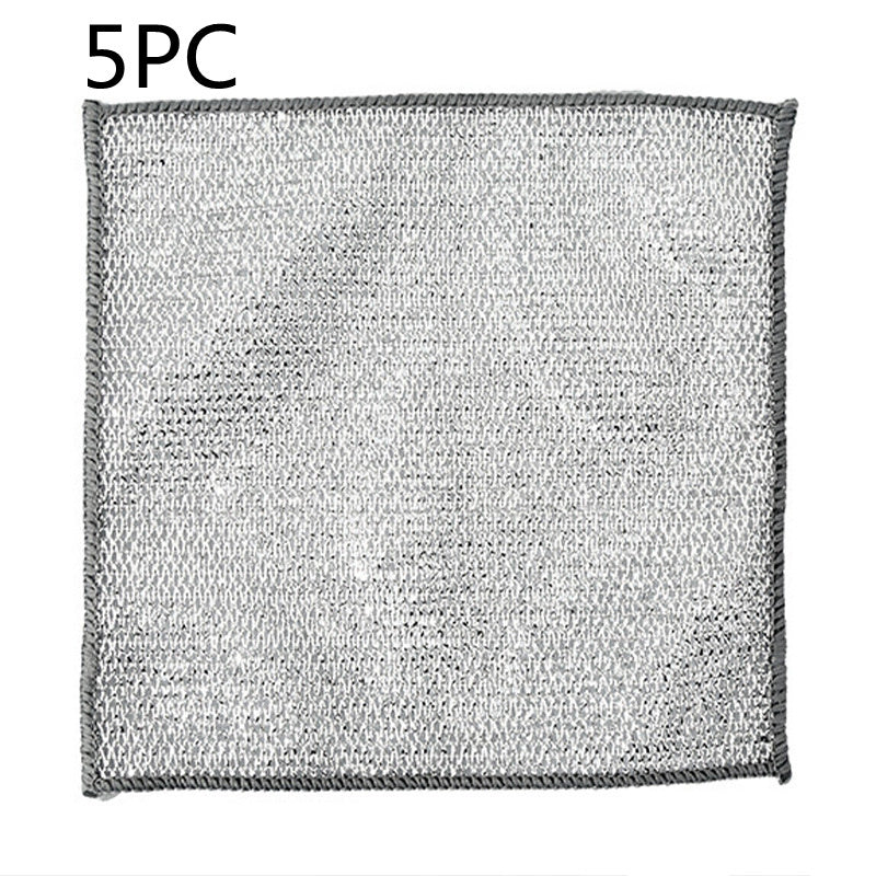 Lisslune | Microfiber Steel Wire Cleaning Cloths for Kitchen Appliances