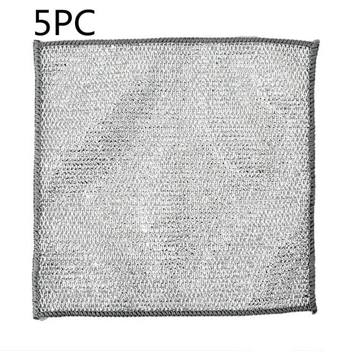 Lisslune | Microfiber Steel Wire Cleaning Cloths for Kitchen Appliances