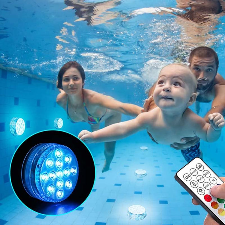 Lisslune | Double-layer waterproof self-adhesive LED pool light