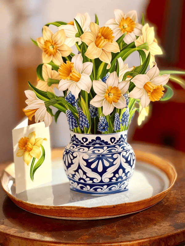 Lisslune | Plastic Pop-up Flower | Incl. Free Gift Cards - Fair