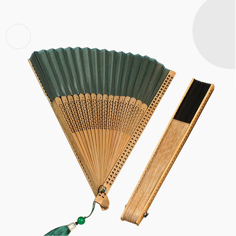 Lisslune | Hand fan made of bamboo silk