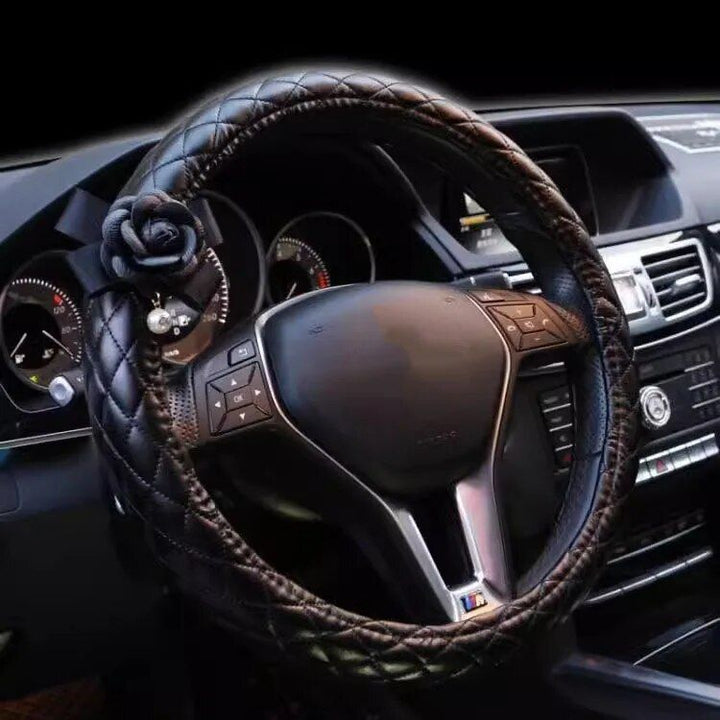 Lisslune | Camellia Steering Wheel Cover