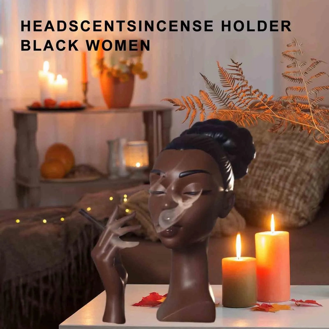 Lisslune | Head Incense Burner Black Woman
