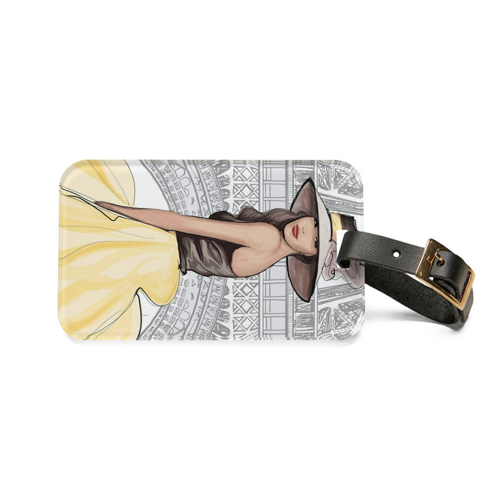 Lisslune | Elegant Adjustable Acrylic Luggage Tag - Essential Travel Chic