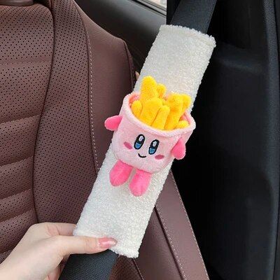 Lisslune | Plush Heart Frog Car Seatbelt Shoulder Pad