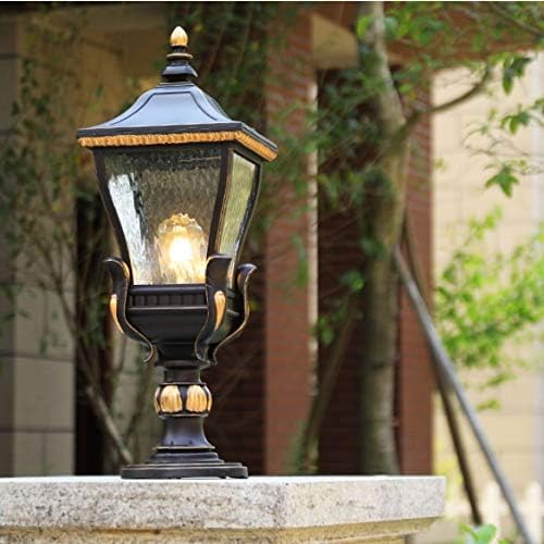 Lisslune | LumaLux Solar Outdoor Lantern | Weatherproof | Solar Powered | Garden Lighting for Terrace and Entry Area