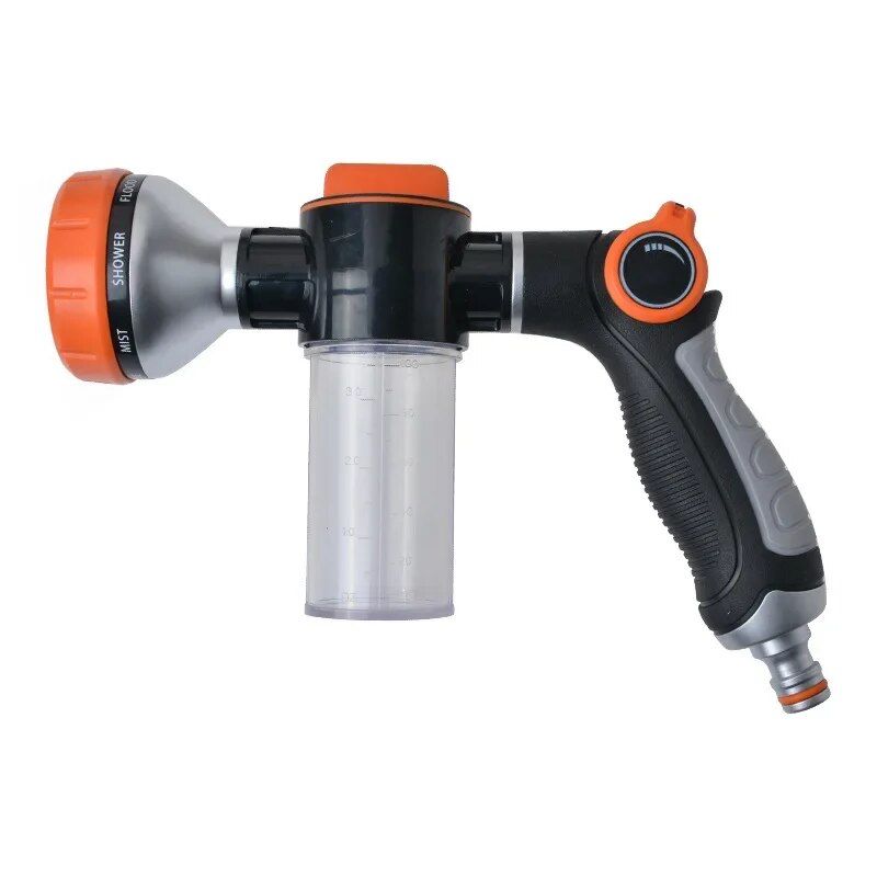 Lisslune | High-pressure car wash foam sprayer with 8 watering modes