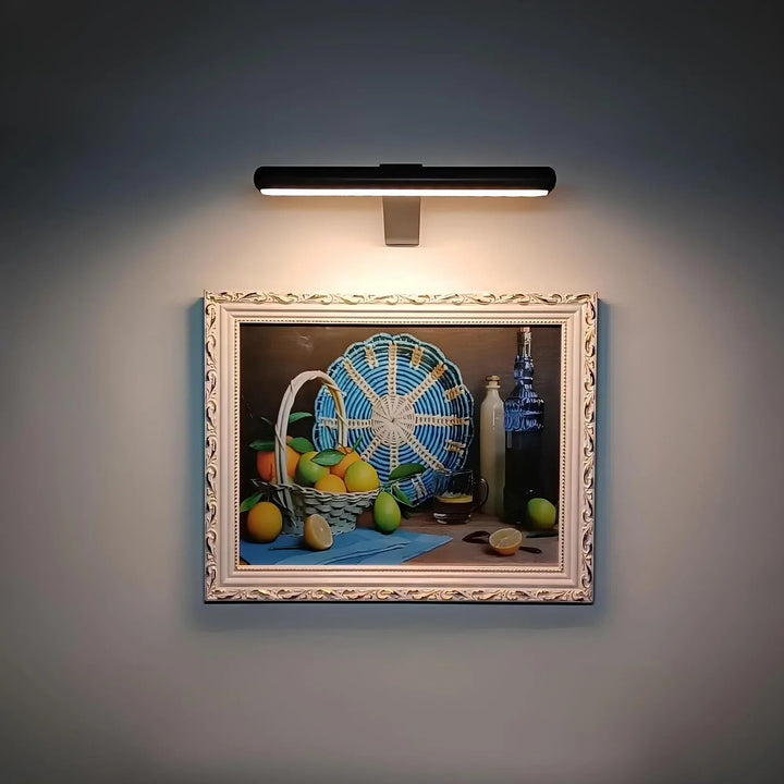 Lisslune | ArtGlow Wireless LED Picture Light – Rechargeable Wall Lamp with Remote & Adjustable Dimming