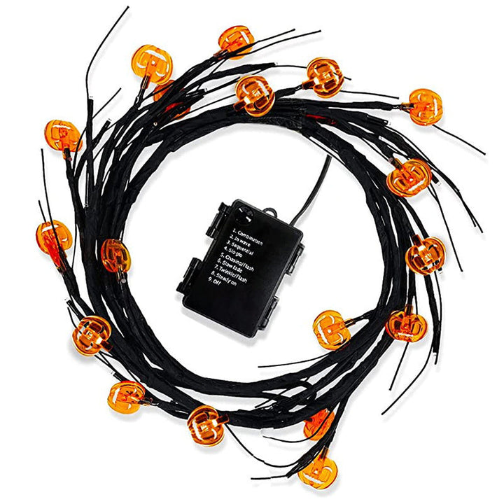 Lisslune | Halloween LED Willow Key Light Cute Cartoon Bat Pumpkin Decoration For Indoor Outdoor Party Home Decor