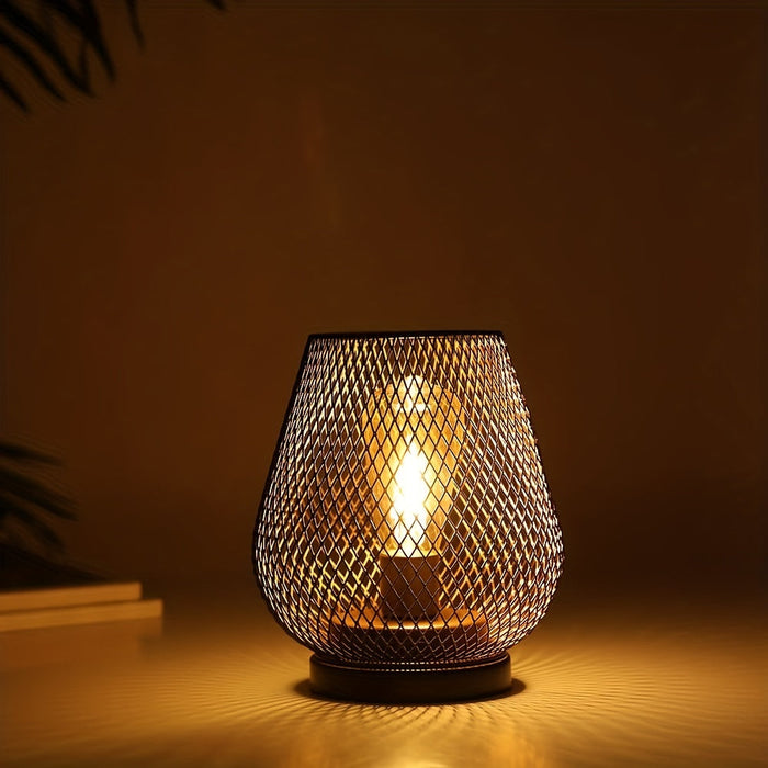 Lisslune | AuroraMesh Table Lamp Set – Industrial Style with Warm Ambient Lighting
