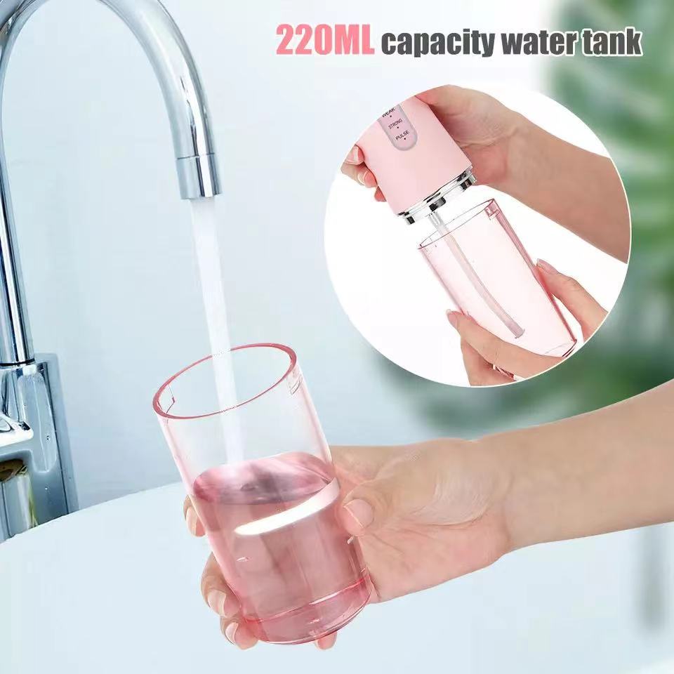 Lisslune | Waterproof irrigator dental cleaner, cordless & rechargeable water floss