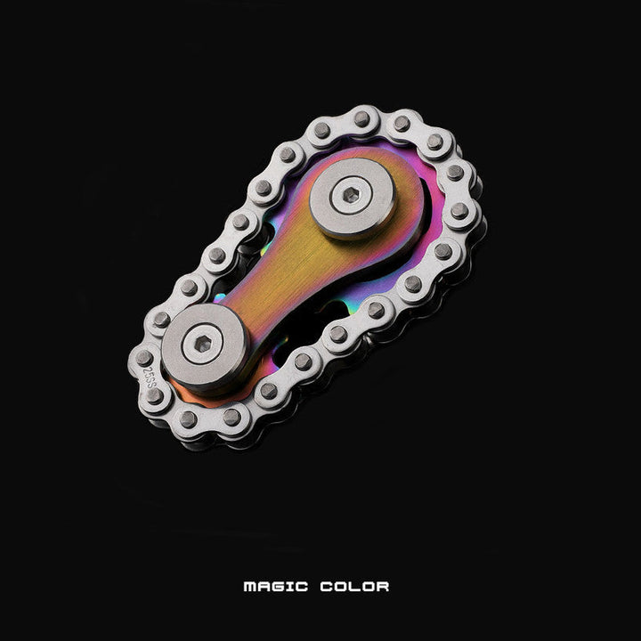 Lisslune | Metal Stainless Steel Chain Gears Fidget Toy, for Kids Teens Adults