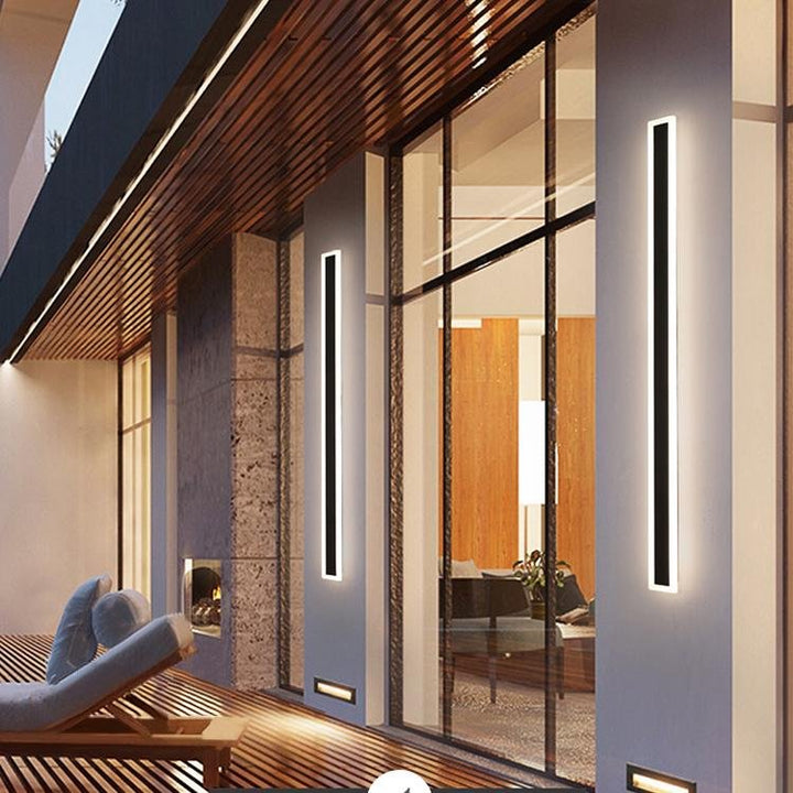 Lisslune | NOCTARA – Elegant Modern Outdoor Wall Light for Garden & Balcony