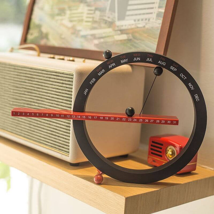 Lisslune | Magnetic Perpetual Calendar with Dry Erase Surface for Home & Office Organization