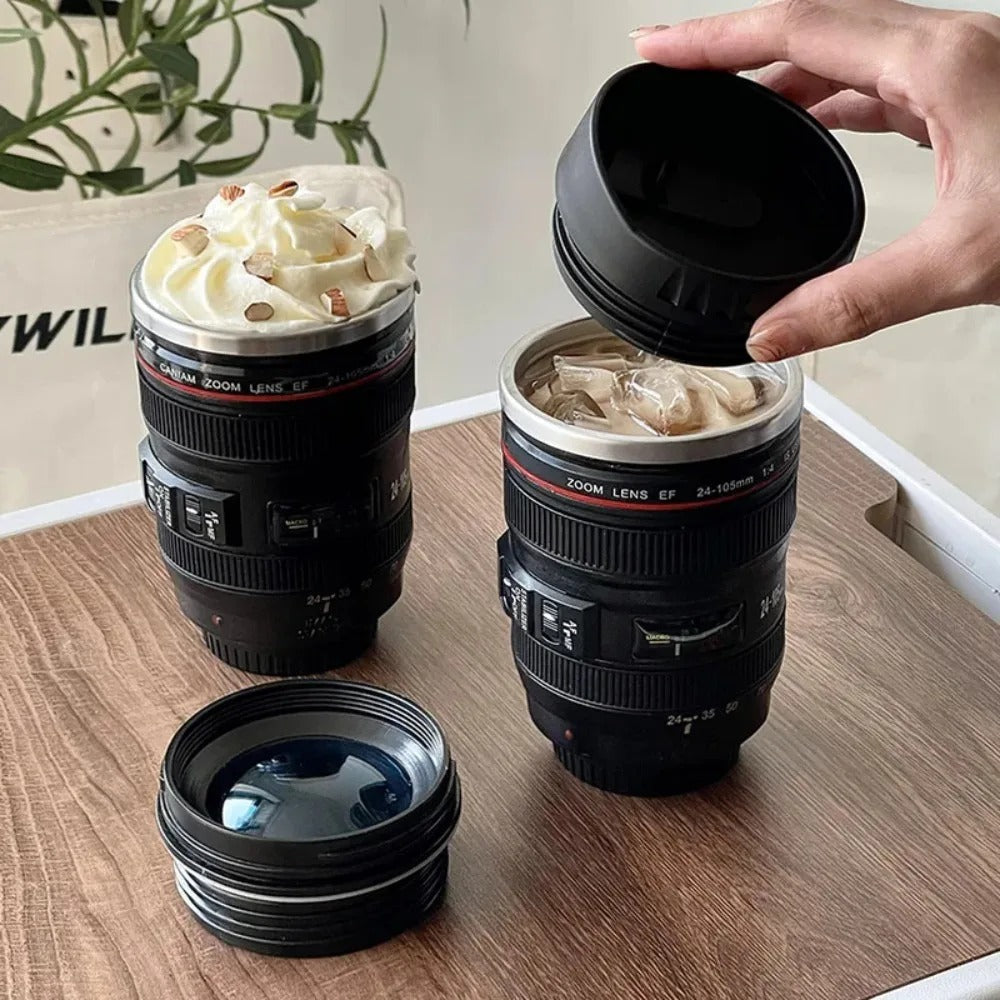 Lisslune | Camera Lens Shaped Coffee Mug - Focus Mug