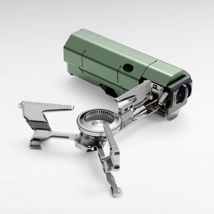 Lisslune | Camping Gas Burner | Windproof, Fuel-Efficient & Compact for Outdoor Cooking Adventures
